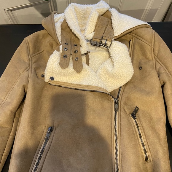 Urban Outfitters Sherpa Moto Jacket - Picture 4 of 5